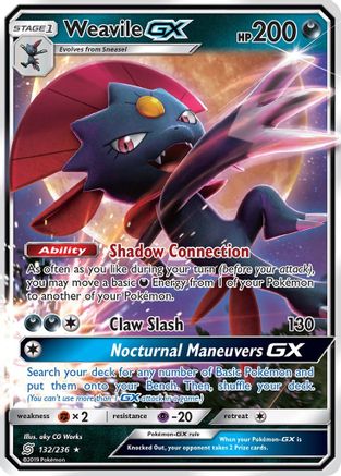 Weavile GX - SM - Unified Minds #132