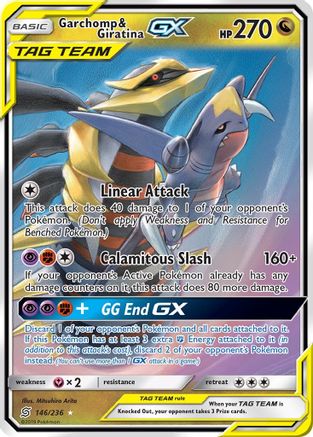 Garchomp & Giratina GX - SM - Unified Minds #146