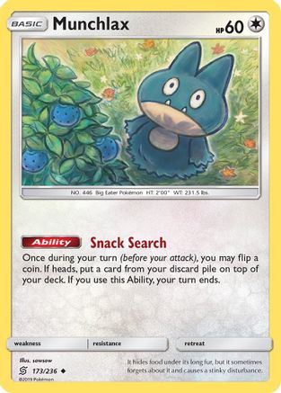 Munchlax - SM - Unified Minds #173