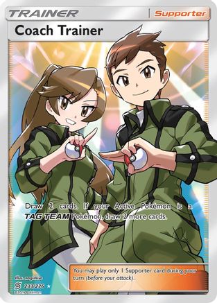 Coach Trainer (Full Art) - SM - Unified Minds #233