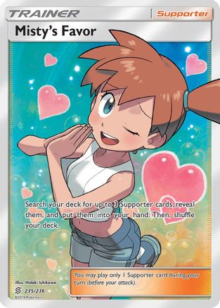 Misty's Favor (Full Art) - SM - Unified Minds #235
