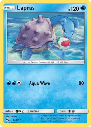Lapras - Hidden Fates #17