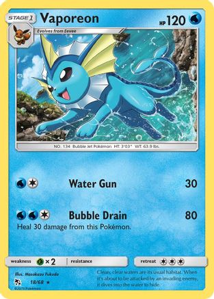 Vaporeon - Hidden Fates #18