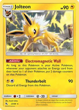Jolteon - Hidden Fates #23