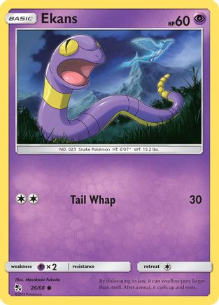 Ekans (26) - Hidden Fates #26