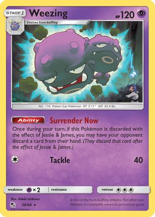 Weezing - Hidden Fates #29