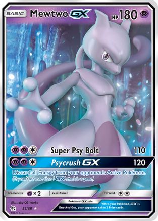 Mewtwo GX - Hidden Fates #31