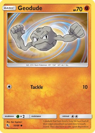 Geodude - Hidden Fates #33