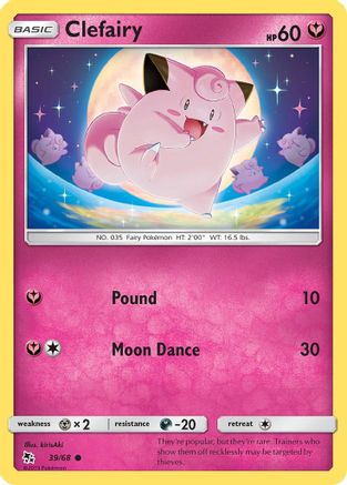 Clefairy (39) - Hidden Fates #39