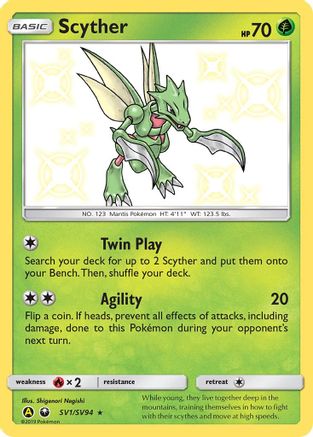 Scyther - Hidden Fates: Shiny Vault #SV1