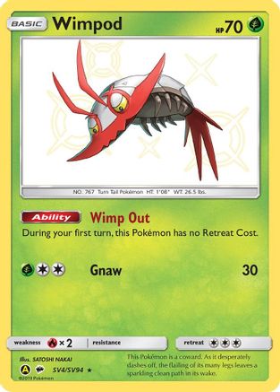 Wimpod - Hidden Fates: Shiny Vault #SV4