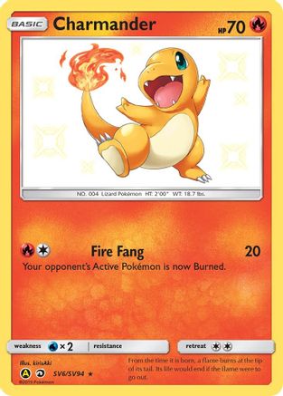 Charmander - Hidden Fates: Shiny Vault #SV6