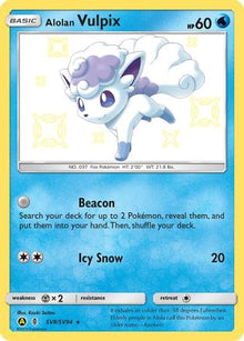 Alolan Vulpix - Hidden Fates: Shiny Vault #SV8