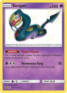 Seviper - Hidden Fates: Shiny Vault #SV15