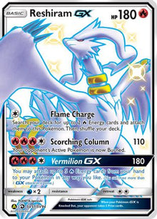 Reshiram GX - Hidden Fates: Shiny Vault #SV51