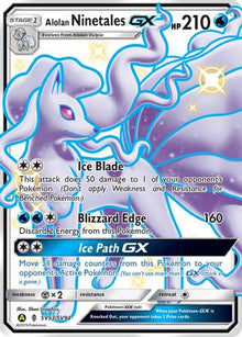 Alolan Ninetales GX - Hidden Fates: Shiny Vault #SV53
