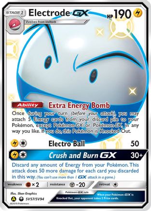 Electrode GX - Hidden Fates: Shiny Vault #SV57