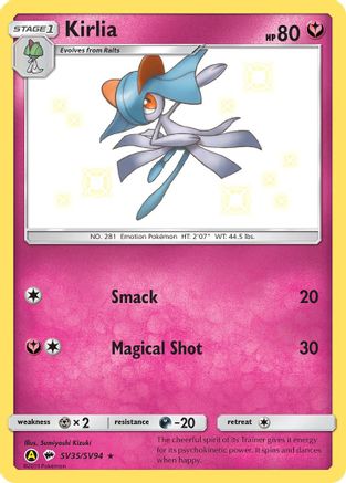 Kirlia - Hidden Fates: Shiny Vault #SV35