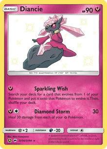 Diancie - Hidden Fates: Shiny Vault #SV36