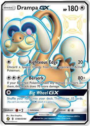 Drampa GX - Hidden Fates: Shiny Vault #SV80