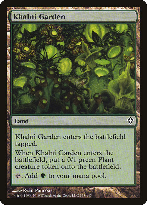 Khalni Garden - (wwk Worldwake-138) - Lightly Played
