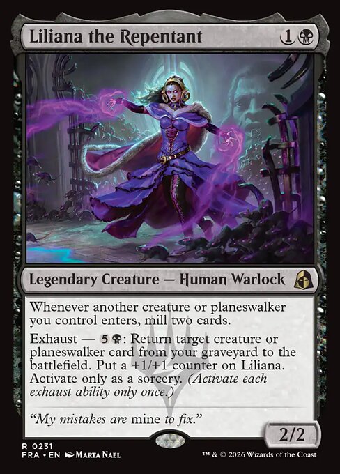 Liliana the Repentant - fra Reality Fracture - #231