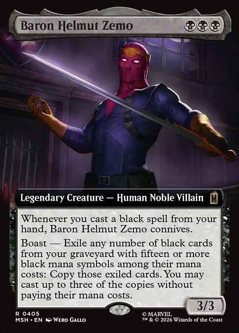 Baron Helmut Zemo - Marvel Super Heroes #405