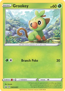 Grookey - SWSH001 - SWSH: Sword & Shield Promo Cards #SWSH001