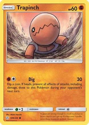 Trapinch - 108/236 - SM - Cosmic Eclipse #108