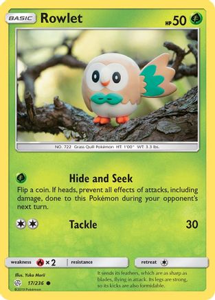 Rowlet - 17/236 - SM - Cosmic Eclipse #17