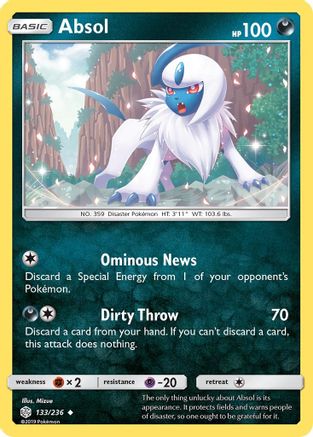Absol - SM - Cosmic Eclipse #133