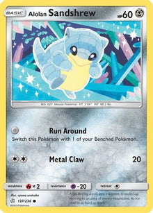 Alolan Sandshrew - SM - Cosmic Eclipse #137