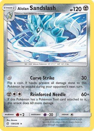 Alolan Sandslash - SM - Cosmic Eclipse #138