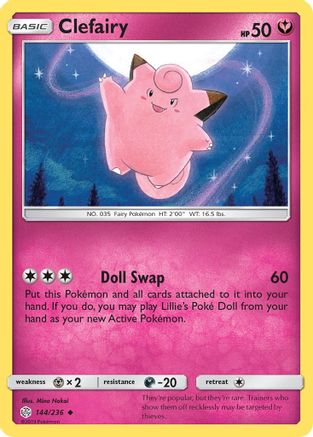 Clefairy - SM - Cosmic Eclipse #144