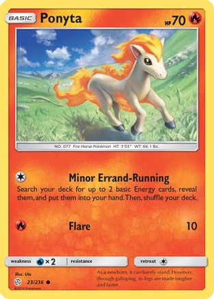 Ponyta - SM - Cosmic Eclipse #23