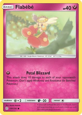 Flabebe - 150/236 - SM - Cosmic Eclipse #150
