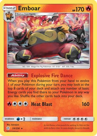 Emboar - SM - Cosmic Eclipse #33