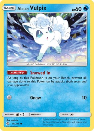 Alolan Vulpix - SM - Cosmic Eclipse #39