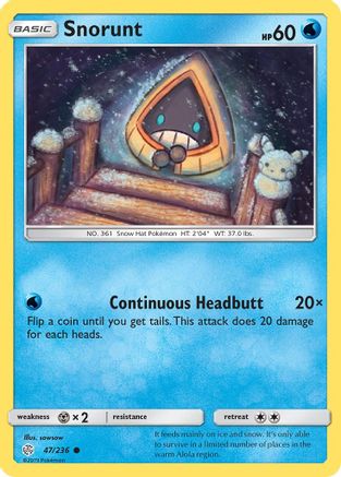Snorunt - SM - Cosmic Eclipse #47
