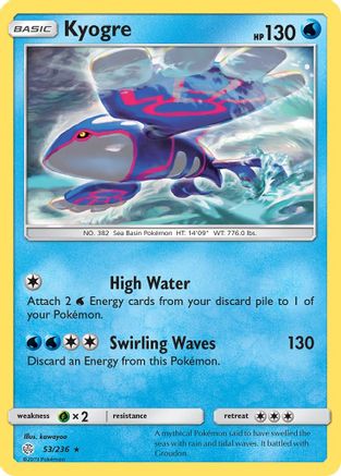 Kyogre - SM - Cosmic Eclipse #53