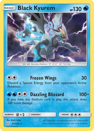 Black Kyurem - SM - Cosmic Eclipse #61