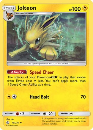 Jolteon - SM - Cosmic Eclipse #70