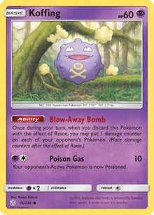 Koffing - SM - Cosmic Eclipse #76