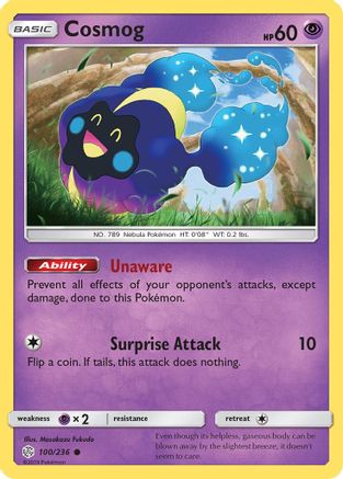 Cosmog - 100/236 - SM - Cosmic Eclipse #100
