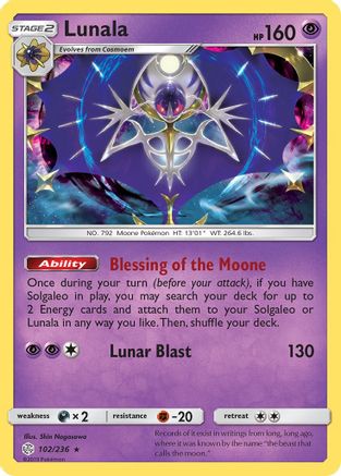 Lunala - SM - Cosmic Eclipse #102
