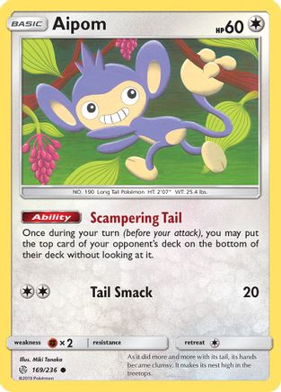 Aipom - SM - Cosmic Eclipse #169