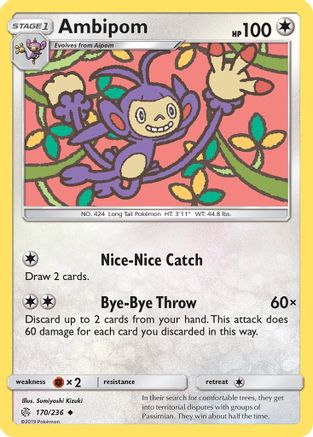 Ambipom - SM - Cosmic Eclipse #170