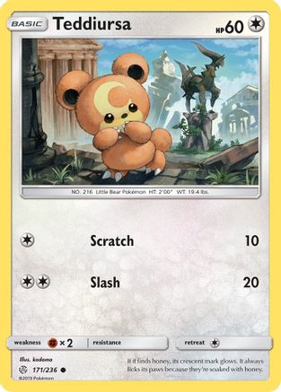 Teddiursa - SM - Cosmic Eclipse #171