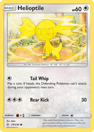 Helioptile - SM - Cosmic Eclipse #179