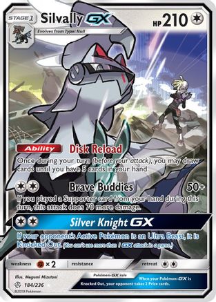 Silvally GX - SM - Cosmic Eclipse #184